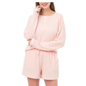 Lounge Wear Set, Pink,size small/medium